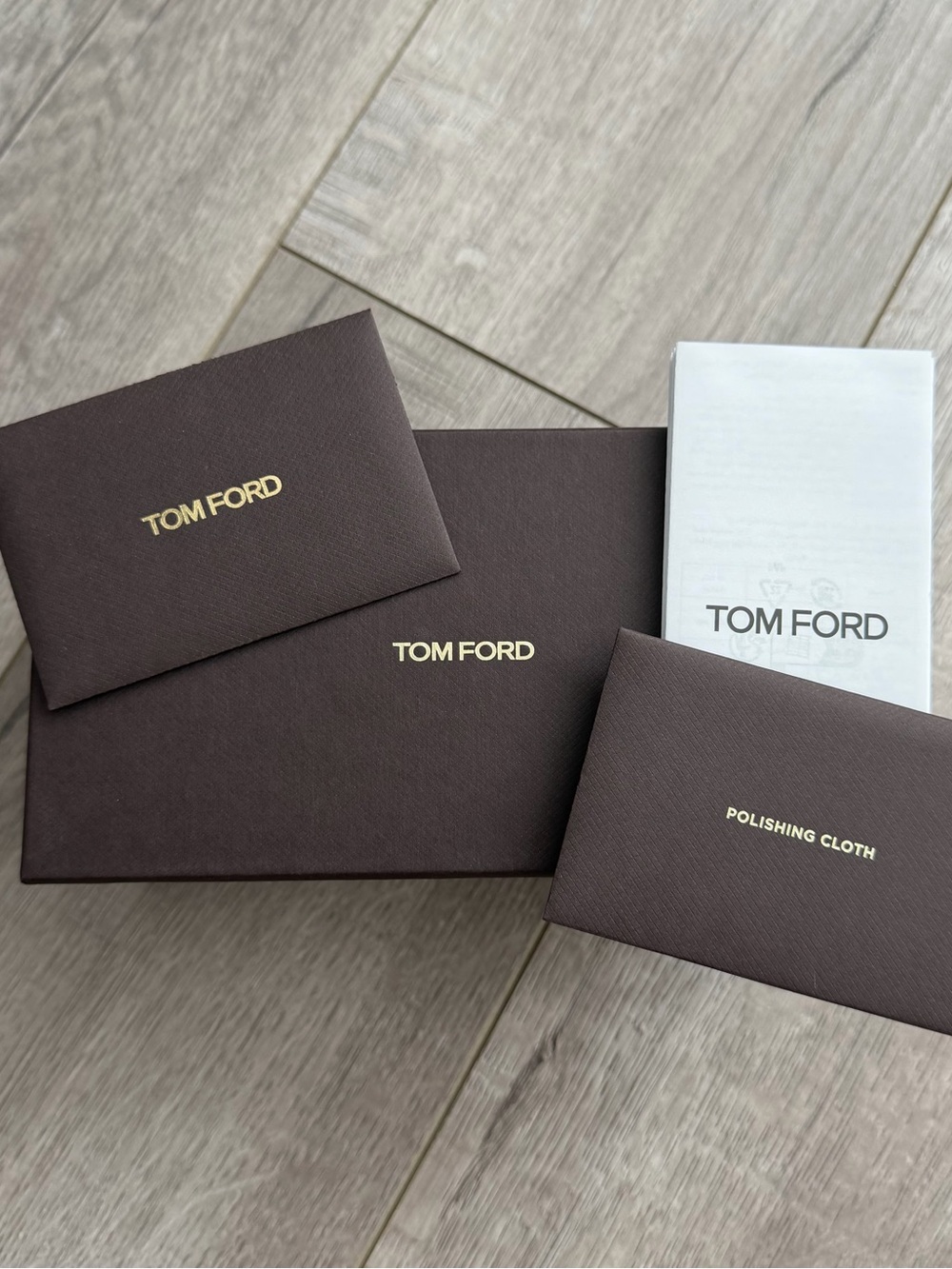Tom Ford Sunglass Box with cloth